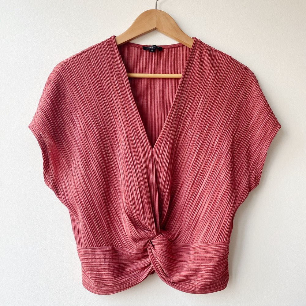 Dynamite Plisse Top